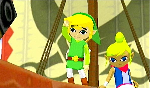Zelda_Wind_Waker_Link_waves_goodbye