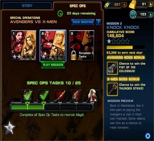 Avengers Alliance misión 2